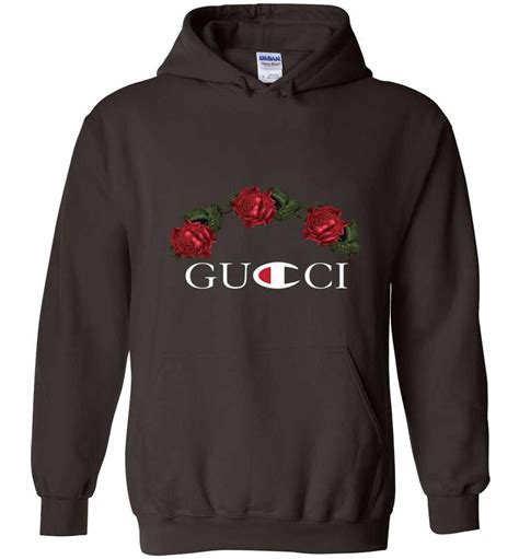 champion gucci hoodie black|gucci hoodie cost.